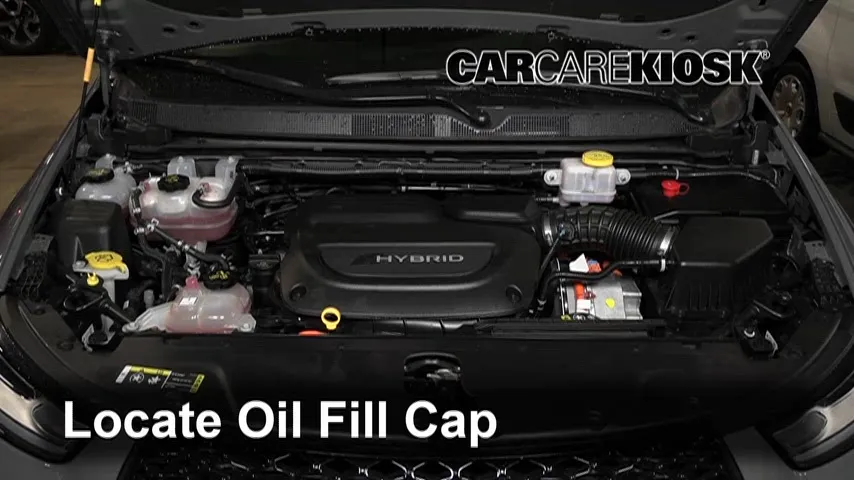 2021 Chrysler Pacifica Hybrid Touring 3.6L V6 PHEV Oil Add Oil